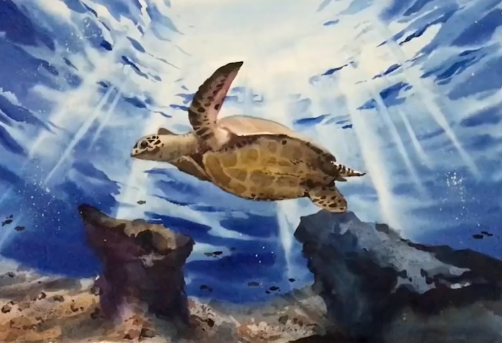 Художник под водой - Акварель - Куцаева (2017)_0.jpg